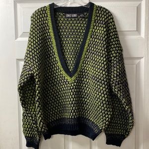 Street Scenes Sweater, VintageMen’s Med